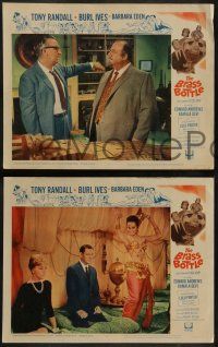 8w086 BRASS BOTTLE 8 LCs '64 Tony Randall & Barbara Eden with genie Burl Ives!