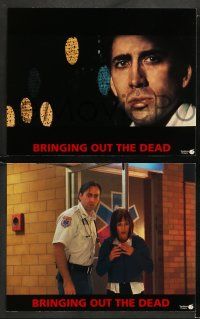 8w409 BRINGING OUT THE DEAD 7 LCs '99 paramedic Nicolas Cage, Arquette, Martin Scorsese candid!