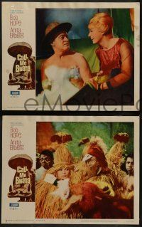 8w093 CALL ME BWANA 8 LCs '63 big game hunter Bob Hope in jungle with African natives!