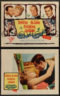 8w094 CAN-CAN 8 LCs '60 Frank Sinatra, Shirley MacLaine, Maurice Chevalier & Louis Jourdan!