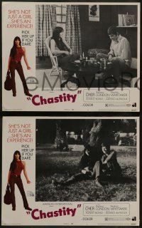 8w102 CHASTITY 8 LCs '69 AIP, written & produced by Sonny Bono, hitchhiking Cher!