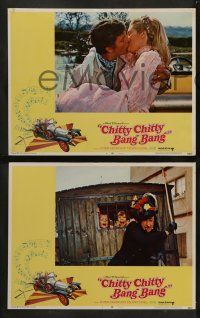 8w105 CHITTY CHITTY BANG BANG 8 LCs '69 Dick Van Dyke, sexy Sally Ann Howes, wacky flying car!