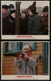 8w500 CHRISTMAS STORY 6 LCs '83 wonderful images from the best classic Christmas movie ever!