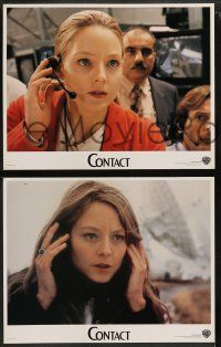 8w112 CONTACT 8 LCs '97 Jodie Foster, Matthew McConaughey, message from deep space!