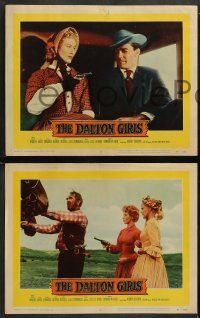 8w420 DALTON GIRLS 7 LCs '57 sexy bad cowgirl Merry Anders made men crawl before her guns!