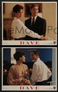 8w120 DAVE 8 LCs '93 directed by Ivan Reitman, Sigourney Weaver, Kevin Kline as impostor president!