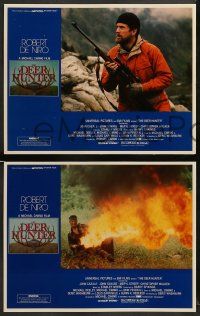 8w651 DEER HUNTER 4 LCs '78 Michael Cimino, Robert De Niro, Walken, top cast, Mantel border art!