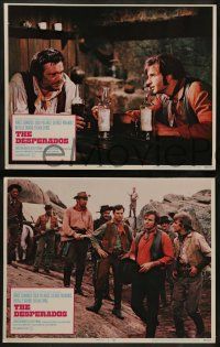 8w126 DESPERADOS 8 LCs '69 Vince Edwards, Jack Palance, hang on to your money & your women!