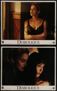 8w129 DIABOLIQUE 8 LCs '96 sexy Sharon Stone & Isabelle Adjani w/Chazz Palminteri!