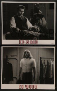 8w010 ED WOOD 10 LCs '94 Johnny Depp, Martin Landau, mostly true, directed by Tim Burton!