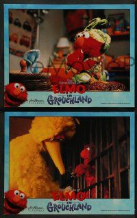 8w140 ELMO IN GROUCHLAND 8 LCs '99 Sesame Street Muppets, Mandy Patinkin, Vanessa Williams