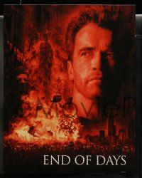 8w011 END OF DAYS 10 LCs '99 cool images of Arnold Schwarzenegger, Robin Tunney, Gabriel Byrne!