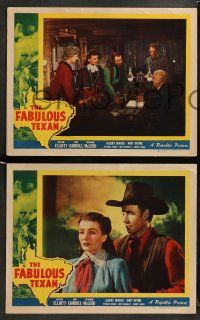 8w747 FABULOUS TEXAN 3 LCs '48 Wild Bill Elliott, John Carroll, Catherine McLeod, western action!