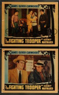 8w749 FIGHTING TROOPER 3 LCs '34 Canadian Mountie Kermit Maynard, James Oliver Curwood