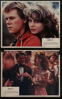 8w159 FOOTLOOSE 8 LCs '84 Lori Singer, Dianne Wiest, Kevin Bacon shows hicks how to dance!