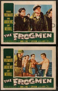 8w432 FROGMEN 7 LCs '51 the thrilling story of Uncle Sam's underwater scuba diver commandos!