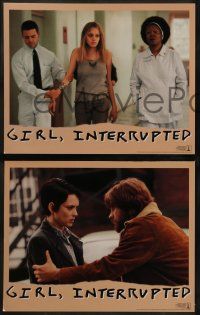 8w171 GIRL, INTERRUPTED 8 LCs '99 images of mental patients Winona Rider & Angelina Jolie!