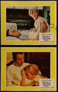 8w435 HEART IS A LONELY HUNTER 7 LCs '68 great images of Alan Arkin, Stacy Keach, Sandra Locke!