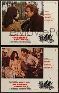 8w198 IN ENEMY COUNTRY 8 LCs '68 Tony Franciosa, Anjanette Comer, WWII action!
