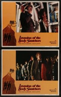 8w443 INVASION OF THE BODY SNATCHERS 7 LCs '78 Donald Sutherland, classic sci-fi remake!