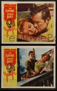 8w591 JENNIFER 5 LCs '53 great images of Ida Lupino, terrified of a murderer!