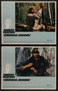 8w212 JEREMIAH JOHNSON 8 LCs '72 mountain man Robert Redford, directed by Sydney Pollack!
