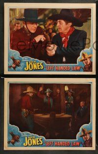 8w676 LEFT-HANDED LAW 4 LCs '37 Buck Jones, Noel Francis, cowboy western images!