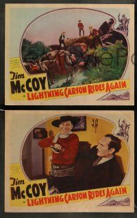 8w521 LIGHTNING CARSON RIDES AGAIN 6 LCs '38 cowboy Tim McCoy in a whirlwind western drama!