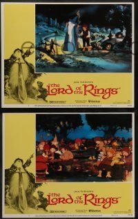 8w232 LORD OF THE RINGS 8 LCs '78 J.R.R. Tolkien classic, Ralph Bakshi cartoon!