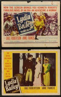 8w234 LYDIA BAILEY 8 LCs '52 Dale Robertson & Anne Francis dance to the beat of voodoo drums!