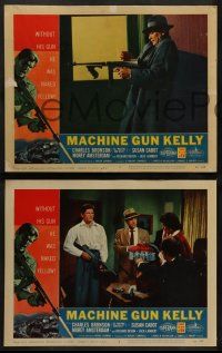 8w235 MACHINE GUN KELLY 8 LCs '58 Charles Bronson, Jack Lambert, Roger Corman, AIP!