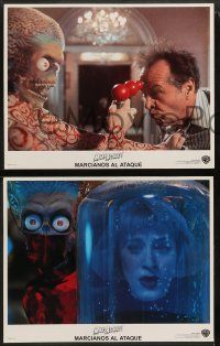 8w245 MARS ATTACKS! 8 Spanish/U.S. export LCs '97 directed by Tim Burton, great all-star cast images!