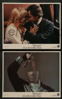 8w248 MEMOIRS OF AN INVISIBLE MAN 8 LCs '92 different Casaro art of Chevy Chase & Daryl Hannah!