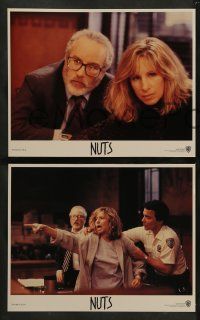 8w270 NUTS 8 LCs '87 Richard Dreyfuss, is Barbra Streisand a murderer or is she crazy!