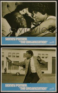 8w277 ORGANIZATION 8 LCs '71 Sidney Poitier in action as Mr. Tibbs, an honest cop with guts!