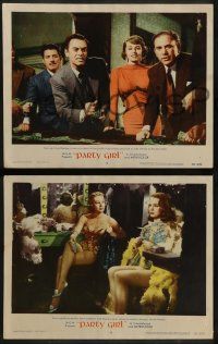 8w527 PARTY GIRL 6 LCs '58 Lee J. Cobb learns that their former lawyer is in trouble, Nicholas Ray