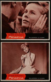 8w528 PERSONA 6 LCs '67 Liv Ullmann & Bibi Andersson, Ingmar Bergman classic!