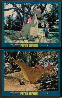 8w284 PETE'S DRAGON 8 LCs '77 Walt Disney, great cartoon & live action images!