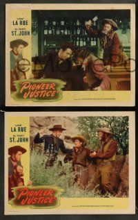 8w530 PIONEER JUSTICE 6 LCs '47 two-fisted Lash La Rue & Al Fuzzy St. John tame the outlaws!