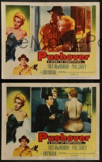 8w470 PUSHOVER 7 LCs '54 great images of Fred MacMurray, Dorothy Malone, sexiest Kim Novak!