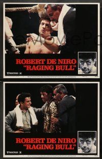 8w471 RAGING BULL 7 LCs '80 Robert De Niro, Joe Pesci!, directed by Martin Scorsese!