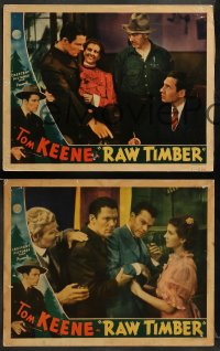 8w789 RAW TIMBER 3 LCs '37 forest ranger Tom Keene saves a lumber company from thieves!