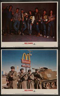 8w298 RED DAWN 8 LCs '84 Swayze, Howell, Sheen, Grey, with cool deleted McDonald's scenes!