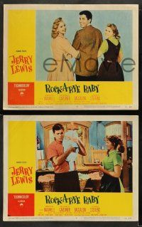 8w306 ROCK-A-BYE BABY 8 LCs '58 Jerry Lewis, Marilyn Maxwell, Reginald Gardiner