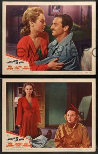 8w614 SHADOW ON THE WALL 5 LCs '49 cool film noir, Ann Sothern who will stop at nothing!