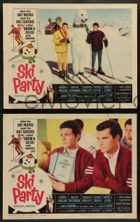 8w805 SKI PARTY 3 LCs '65 Frankie Avalon, Dwayne Hickman, snow a go-go!