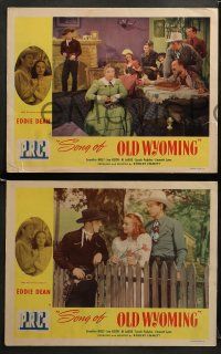 8w808 SONG OF OLD WYOMING 3 LCs '45 Jennifer Holt, Eddie Dean cowboy western musical!