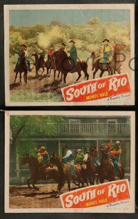 8w553 SOUTH OF RIO 6 LCs '49 western cowboy Monte Hale, cool horses and outlaw action!