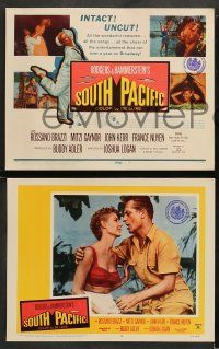 8w337 SOUTH PACIFIC 8 LCs '59 John Kerr & France Nuyen singing Younger Than Springtime!