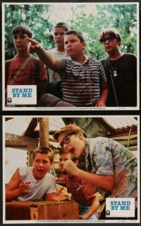 8w339 STAND BY ME 8 LCs '86 Rob Reiner, River Phoenix, Corey Feldman, Jerry O'Connell, Wheaton
